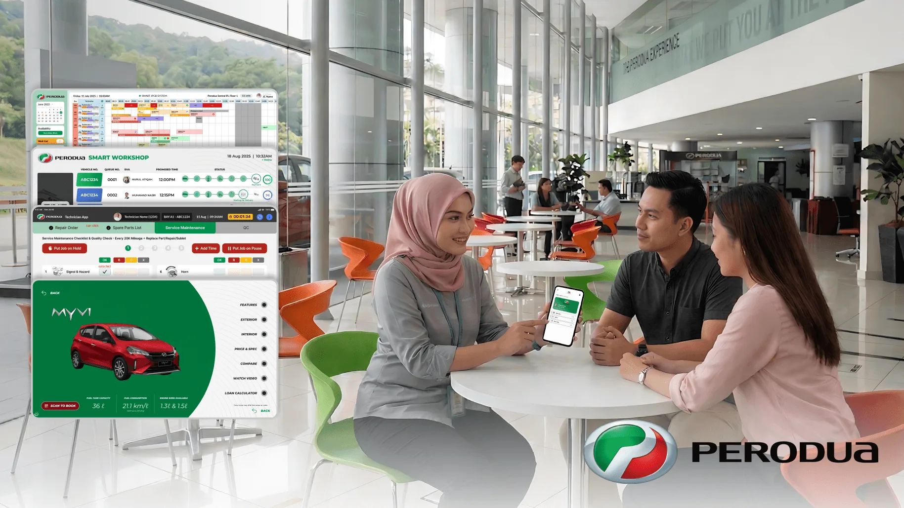 Perodua SA enterprise sales advisor mobile platform built by Advisory Apps