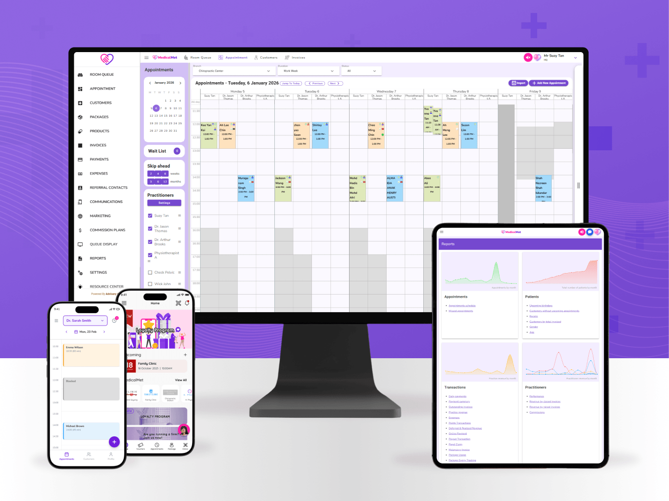 MedicalMet Clinic Management Platform
